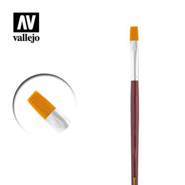 Vallejo Paint Vallejo - Brushes - Effects - Flat Rectangular Brush No. 4
